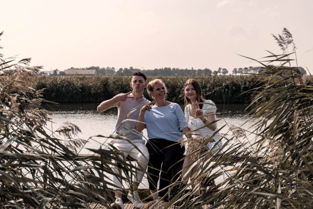 Familie shoot met (bijna) volwassen kinderen