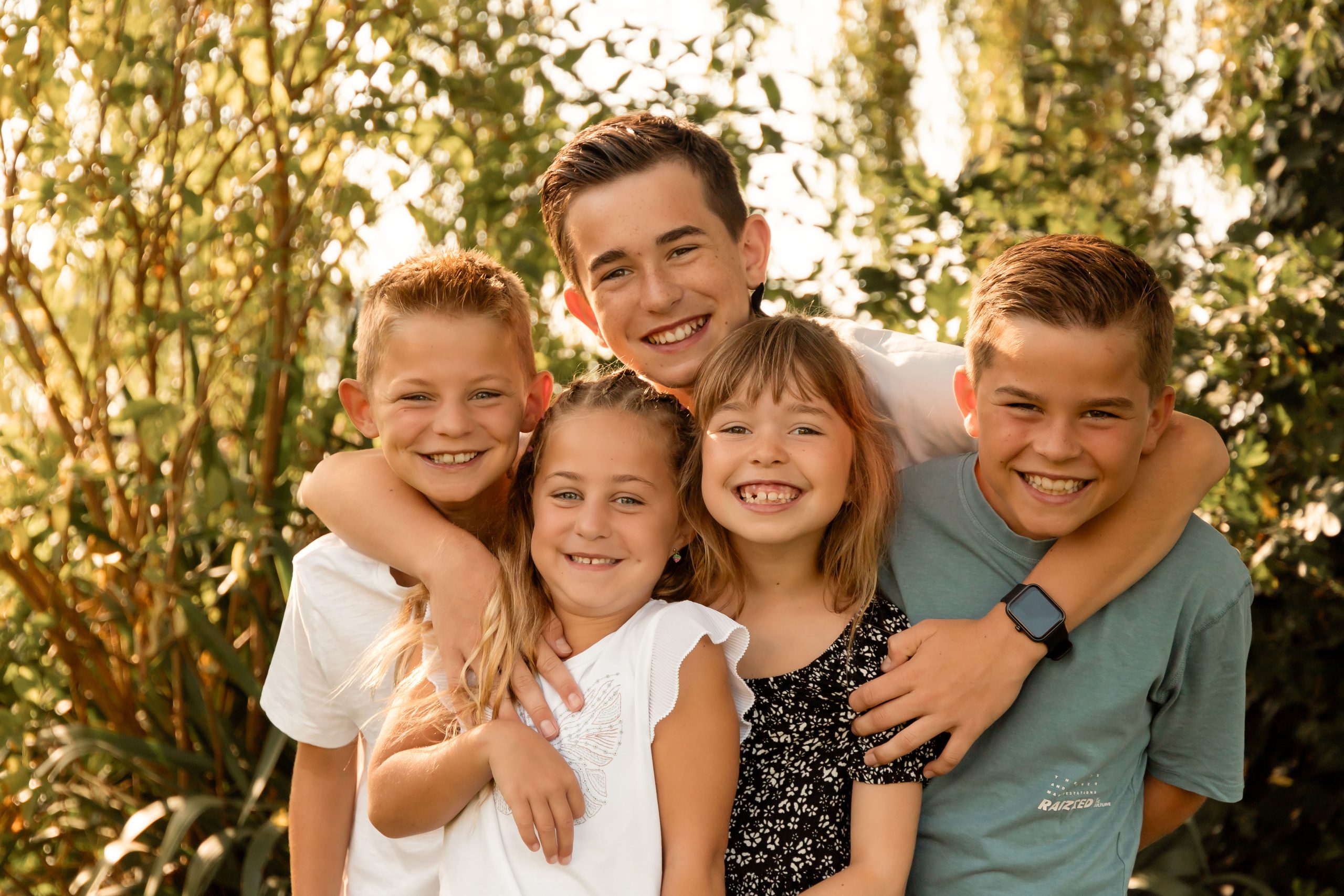 Met de hele familie thuis op de boerderij