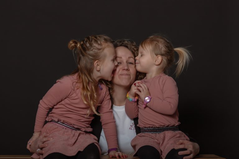 Studio fotoshoot bij Daphne's forografie in zuidland